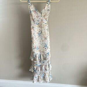 Shinestar Floral Maxi Dress